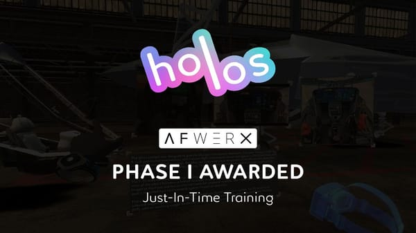 AFWERX Selects Holos for $75k Phase I SBIR Contract